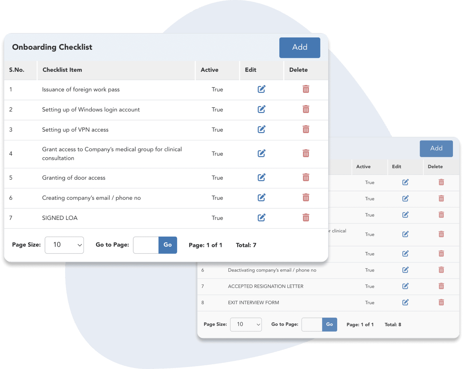 Onboarding/Offboarding Software